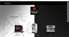 Desktop Screenshot of cafes-bibal.fr